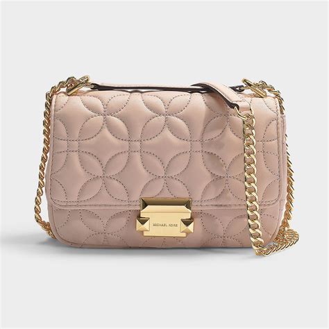 michael kors pink shoulder purse|Michael Kors small pink purse.